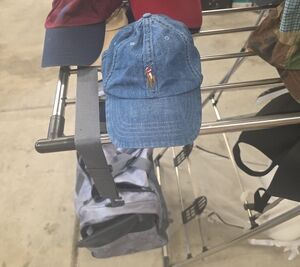 Ralph Lauren Denim Polo Pony Kids Cap in Blue